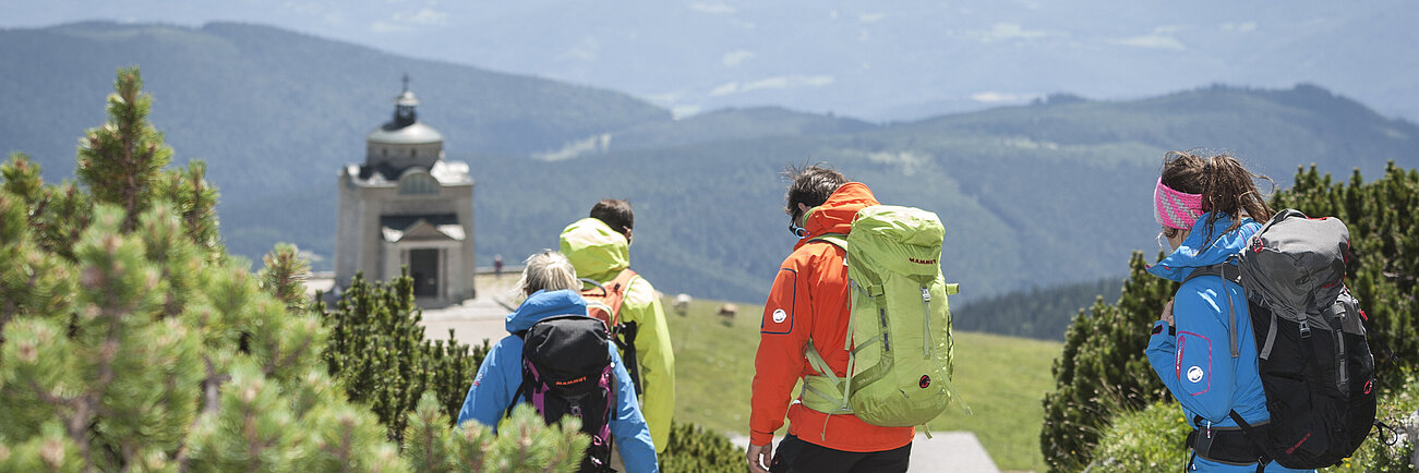 Panorama Blick auf Puchberg am Schneeberg - ideal für Ausflugsziele und Sehenswürdigkeiten